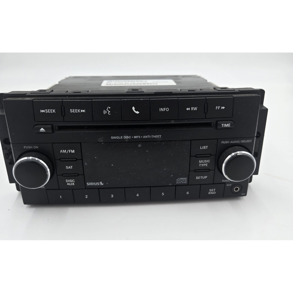 Chrysler Dodge Jeep Radio CD Player OEM P05091197AC AM FM Sirius AUX MP3